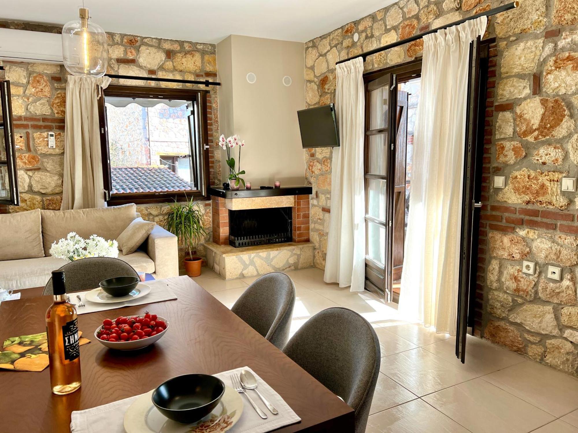 Boutique Stone House Pension Psakoudia Buitenkant foto