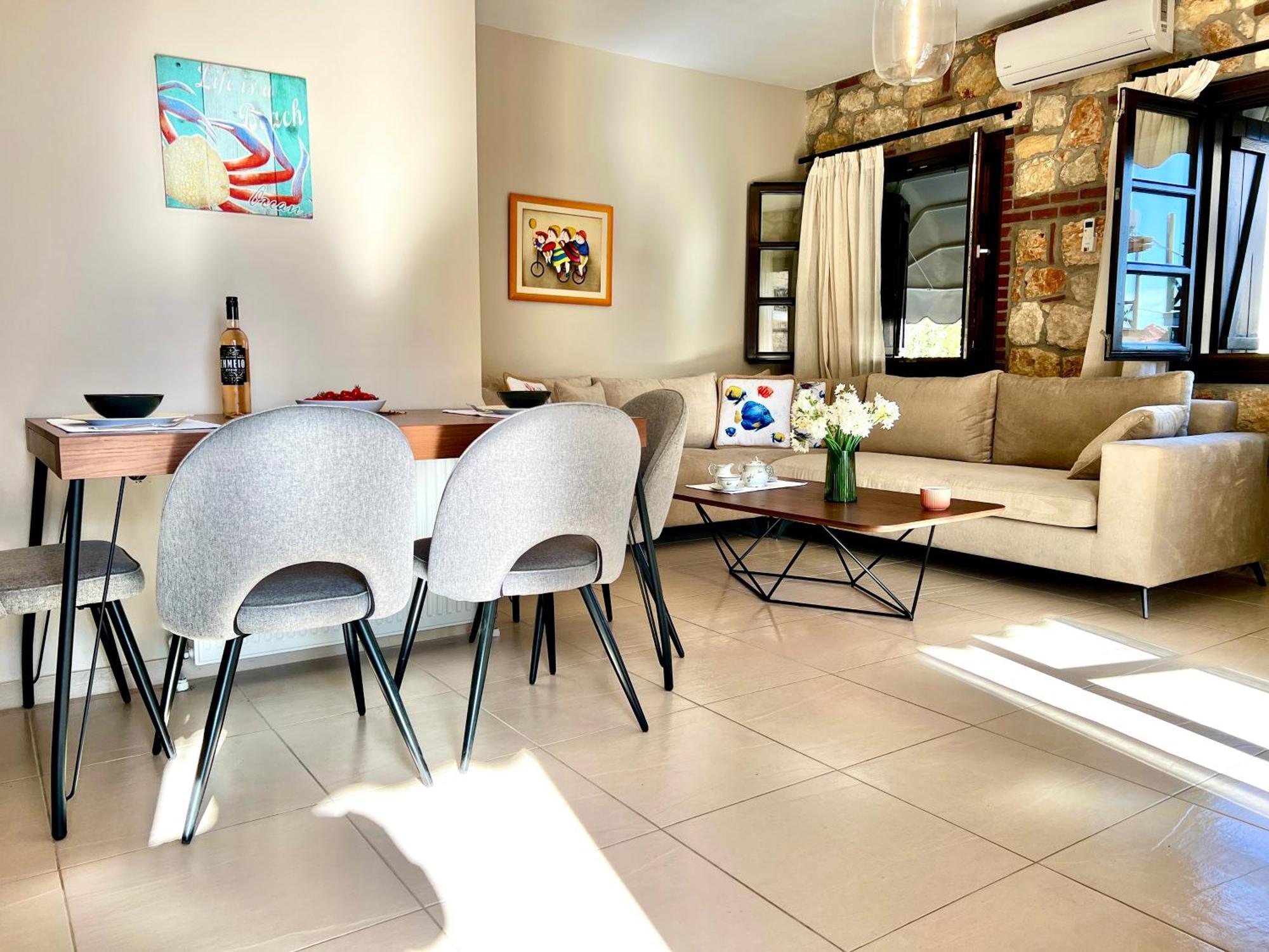 Boutique Stone House Pension Psakoudia Buitenkant foto